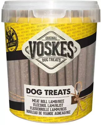 Voskes vleesrol lam & rijst 600g