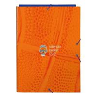 Map Valencia Basket M068 Blauw Oranje A4 - thumbnail