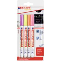 Edding 4085 Krijtmarker Framboos, Neon-geel, Neon-oranje, Neon-pink 1 mm, 2 mm - thumbnail