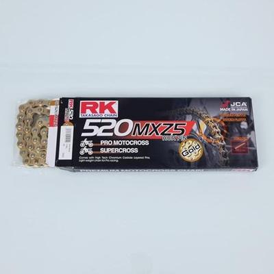 RK Chains 520 mxz5 118 c gold/gold open