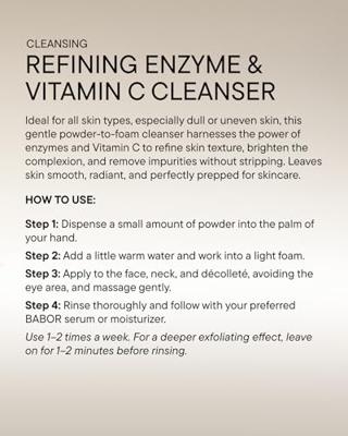 Gezichtsreiniger Babor Refining Enzyme & Vitamin C 40 g - thumbnail