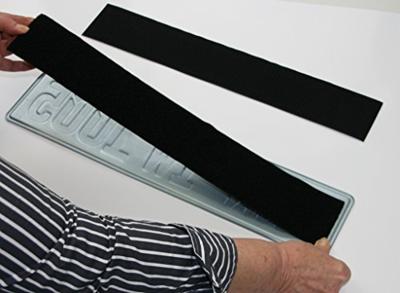 IWH Kentekenhouder met klittenband (b x h) 49 cm x 8 cm IWH Kentekenhouder met klittenband (b x h) 49 cm x 8 cm