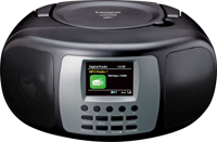 Lenco Draagbare DAB+/FM-radio met Bluetooth® CD-speler en groot LCD-kleurenscherm Zwart - SCD-860BK - thumbnail