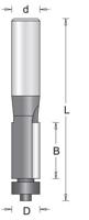 Hikoki Accessoires Hikoki kantfrees 16mm schacht=8mm+lager - thumbnail