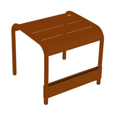 Fermob Luxembourg bijzettafel/voetenbank laag 44x42 cm Candied orange