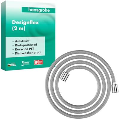 Hansgrohe Designflex doucheslang textiel 200 cm, chroom