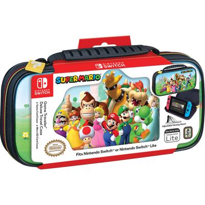 Bigben Interactive Switch Travel Case Super Mario & Friends NNS53A Hardshell-doos Nintendo Multi kleuren Bigben Interactive Switch Travel Case Super Mario & Friends NNS53A Hardshell-doos Nintendo Multi kleuren