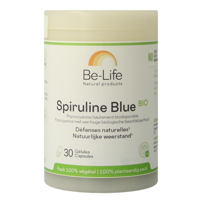 Be-Life Blauwe spirulina bio 30 Capsules