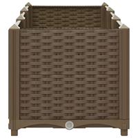 Plantenbak verhoogd 120x40x38 cm polypropyleen - thumbnail