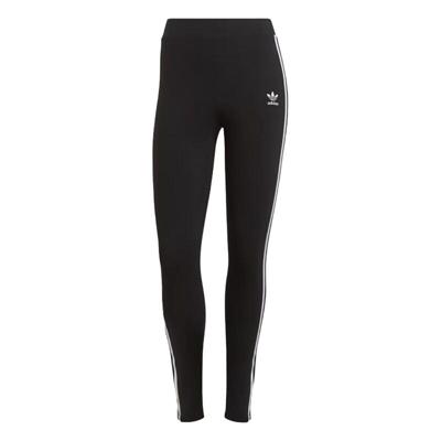Sportleggings voor Dames Adidas Originals 3 Stripes Zwart - Maat: 32