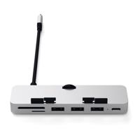 Satechi USB-C Hub Aluminium Clamp Pro zilver - thumbnail