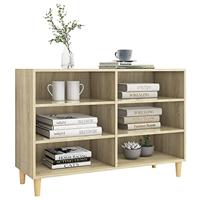Dressoir 103,5x35x70 cm bewerkt hout sonoma eikenkleurig - thumbnail