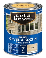 Cetabever Gevel en Kozijn Snel Beits Transparant Zijdemat - Teak - thumbnail