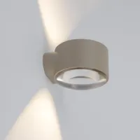 Scope Up en Down Muurlamp Champagne - thumbnail