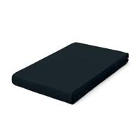 Schlafgut Schlafgut Pure Jersey Hoeslaken S - 90x190 - 100x220 799 Off-Black - thumbnail