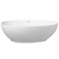 Vrijstaand Bad Best Design Bomber Acryl 180x90x58cm Mat Wit - thumbnail