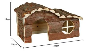 TRIXIE HUIS HANNA CAVIA SCHORSHOUT GEVLAMD 31X19X19 CM