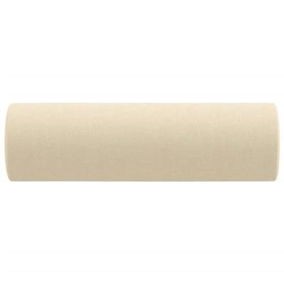 Sierkussens 2 st 15x50 cm stof crmekleurig Sierkussens 2 st 15x50 cm stof crmekleurig