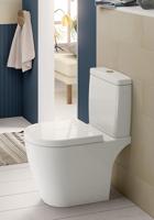 Villeroy & Boch Avento closetzitting - met deksel met softclose en quick release met RVS scharnieren wit 9m77c101 - thumbnail