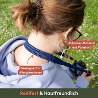 C-Rope Traveler camera strap Navy Blue, 140cm Paracord - thumbnail