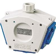 MENNEKES 92798 Stopcontactsplitter Grijs, Blauw