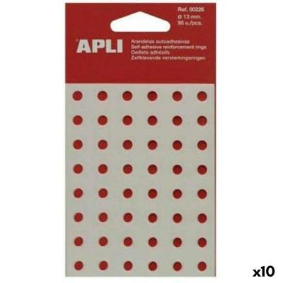 Moeren Apli Transparant Ø 13 mm 96 Onderdelen (10 Stuks)