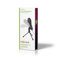 Nedis Microfoon |Bedraad | 1x USB | 1 stuks - MICTU100BK MICTU100BK - thumbnail