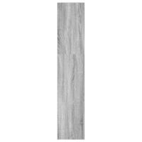 Boekenkast 40x30x152 cm bewerkt hout grijs sonoma eikenkleurig - thumbnail