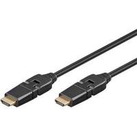 goobay High-speed HDMI 360° kabel met Ethernet - thumbnail