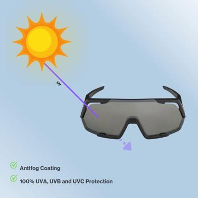 Olympic Sportswear Alpina sports sportbril rocket q-lite mat zwart