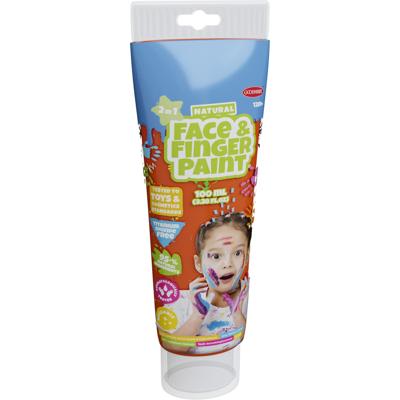 Boti Natural face & fingerpaint tube - oranje, 100ml Boti Natural face & fingerpaint tube - oranje, 100ml