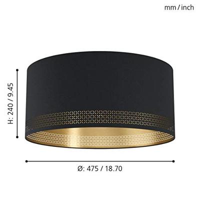 Eglo Landelijke plafondlampEsteperra Ø 47,5cm - 99272