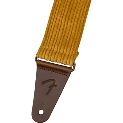 Fender Corduroy Strap Blaze Gold 2 inch gitaarband
