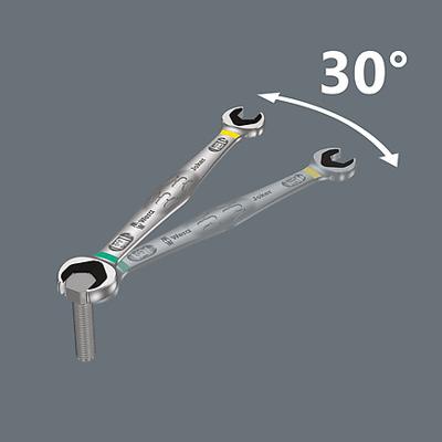 Wera 05020262001 6002 Joker Double Dubbele steeksleutel Sleutelbreedte (metrisch) 24 - 27 mm