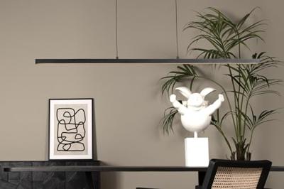 Lucide SIGMA - Hanglamp - LED Dimb. - 1x36W 2700K - Zwart