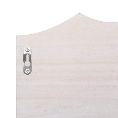 VidaXL Wandkapstok 50x10x23 cm hout wit