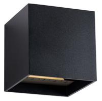 GardenLights Vierkante muurlampMauri 12v 10cm zwart - 3177011 - thumbnail