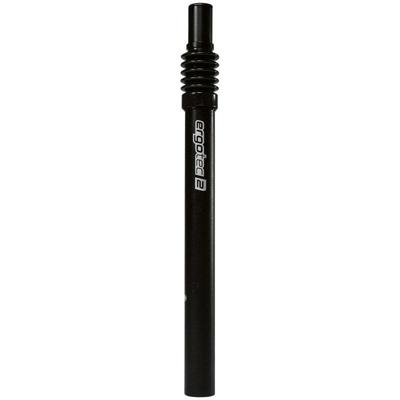 Ergotec Zadelpen verend 25.4 300mm kaars zwart