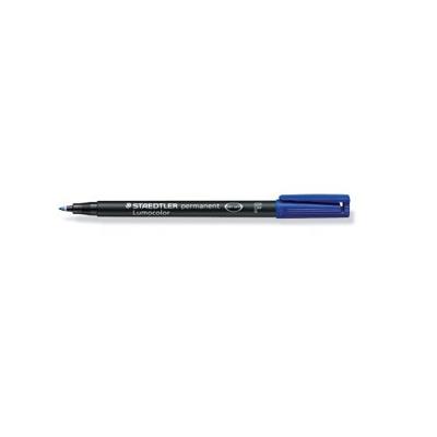 Viltstift Staedtler Lumocolor 318 permanent F blauw | 10 stuks Viltstift Staedtler Lumocolor 318 permanent F blauw | 10 stuks
