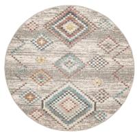 VidaXL Vloerkleed arbizu binnen en buiten vintage stijl ø 120 cm - thumbnail