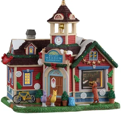 Lemax bright meadow elementary verlicht kersthuisje Caddington Village 2021