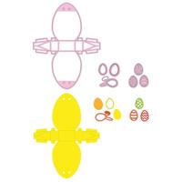 Nellie's Choice • wrapping die paasei doosje 8st. - thumbnail