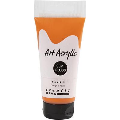 Creativ Company Pigment art acrylverf oranje, 75ml