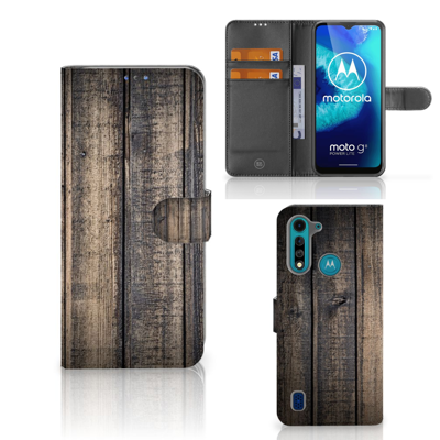 Motorola G8 Power Lite | Book Style Case | Steigerhout