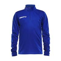 Craft 1905639 Progress Halfzip Tee LS JR - Club Cobolt/White - 134/140 - thumbnail