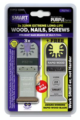 SMART UN PUR 32x52mm BiM Titaan blad 3+1st - P32TN3PLUS P32TN3PLUS SMART UN PUR 32x52mm BiM Titaan blad 3+1st - P32TN3PLUS P32TN3PLUS
