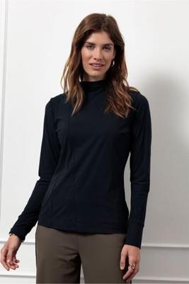 Studio Anneloes Zelda Top 13173 T-shirt Lange Mouw 6900 Dark Blue