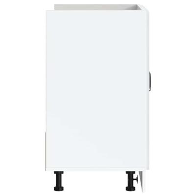 Spoelbakonderkast Lucca bewerkt hout wit Spoelbakonderkast Lucca bewerkt hout wit