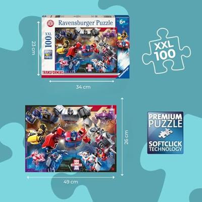 Ravensburger puzzel transformers 100st Ravensburger puzzel transformers 100st