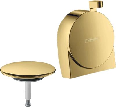 Hansgrohe Exafill S afbouwdeel S badvul-, overloop- en afvoergarnituur, Polished Gold Optic